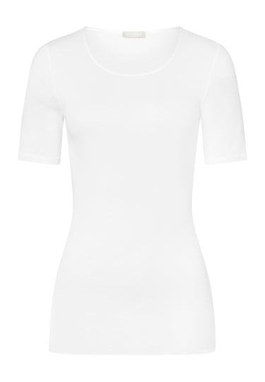 71630 Cotton Seamless Short Sleeve Shirt - 101 White